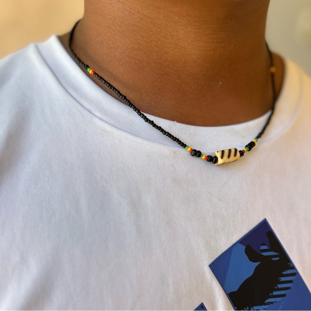 💯 Authentic West African Beads necklace, Made in Benin 🇧🇯